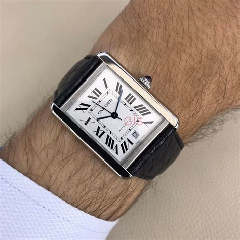 cartier solo tank xl red